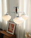 Ribbed Walnut Ceiling Lamp - DWHOME