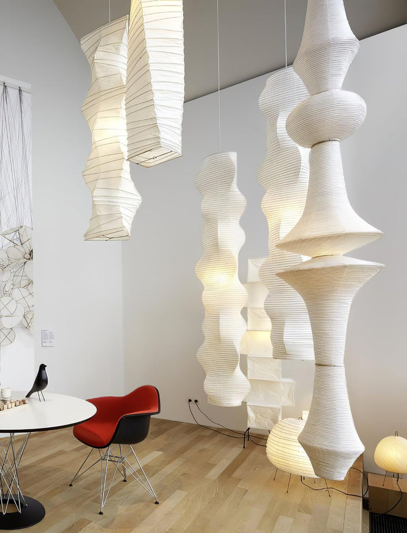 Washi Paper E Pendant Light-DWHOME