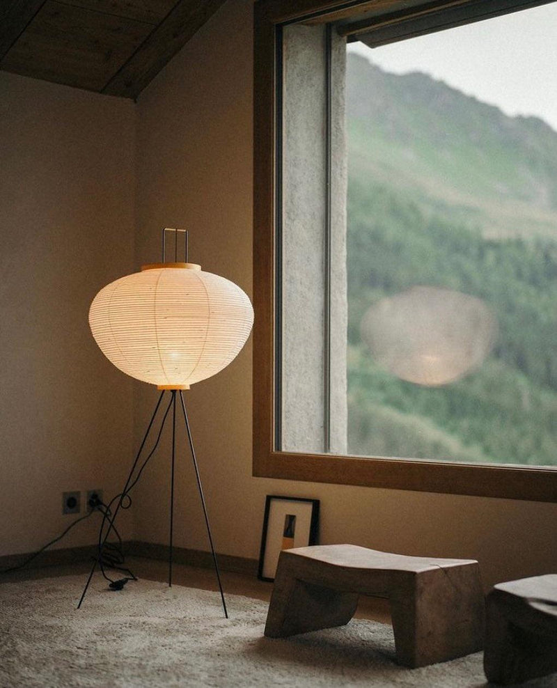 Rice Paper Floor Lamp-DWHOME