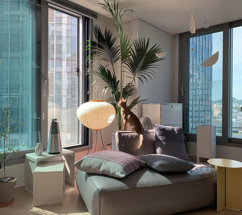 Rice Paper Floor Lamp-DWHOME