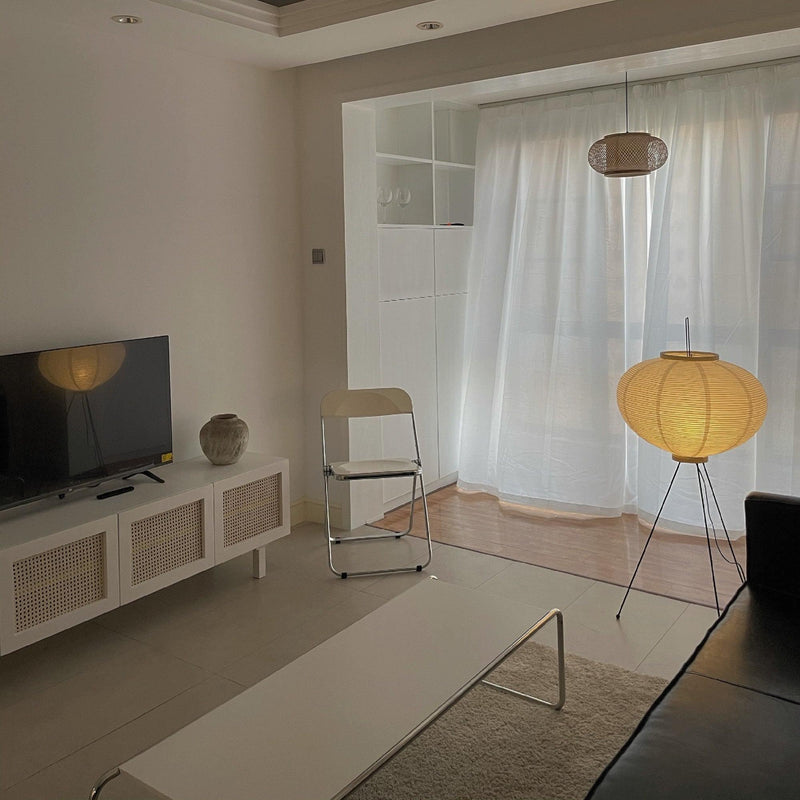Rice Paper Floor Lamp-DWHOME
