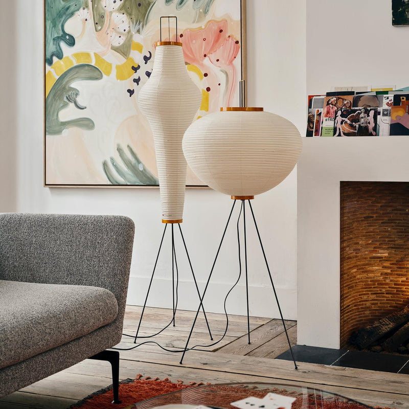 Rice Paper Floor Lamp-DWHOME