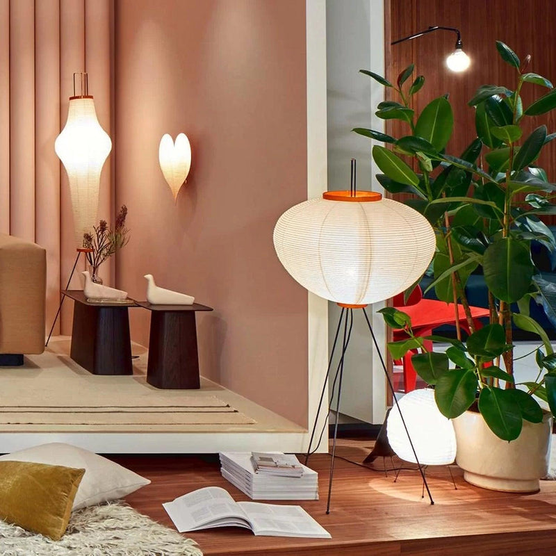 Rice Paper Floor Lamp-DWHOME