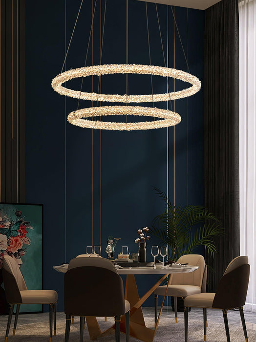 Ring Crystal Chandeliers.