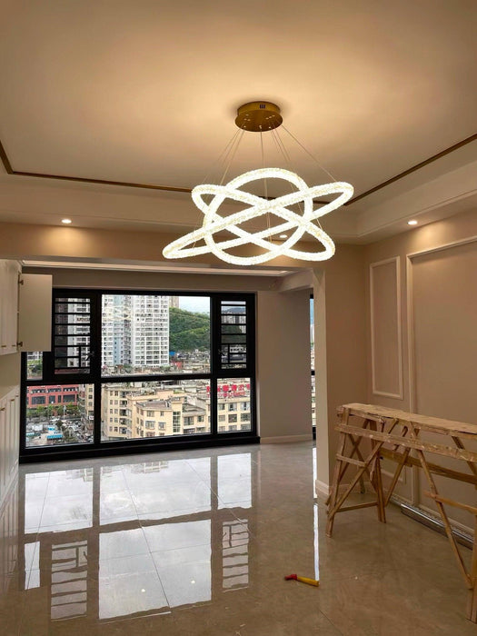 Ring Crystal Chandeliers-DWHOME