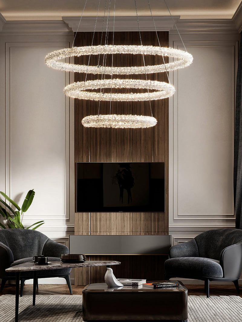 Ring Crystal Chandeliers-DWHOME