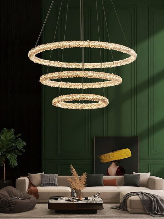 Ring Crystal Chandeliers - Vakkerlight