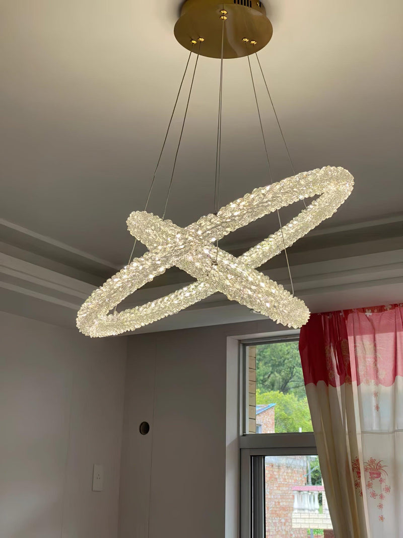Ring Crystal Chandeliers-DWHOME