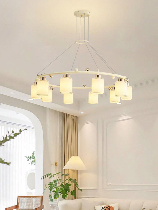 Ring Glass Cup Chandelier-DWHOME