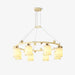 Ring Glass Cup Chandelier-DWHOME