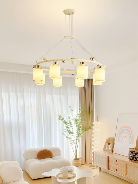 Ring Glass Cup Chandelier-DWHOME