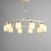 Ring Glass Cup Chandelier-DWHOME
