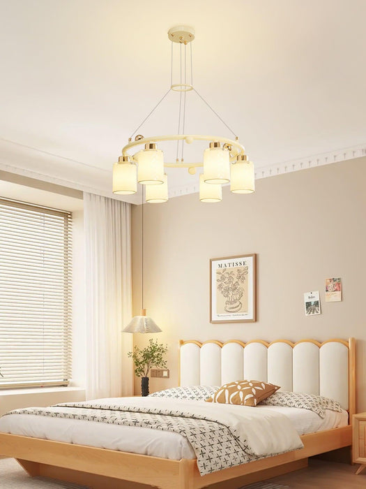 Ring Glass Cup Chandelier-DWHOME