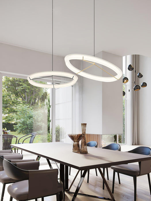 Ring Nodes Pendant Lamp.