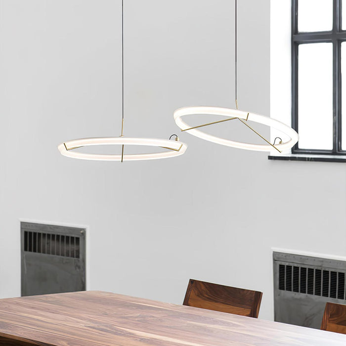 Ring Nodes Pendant Lamp.