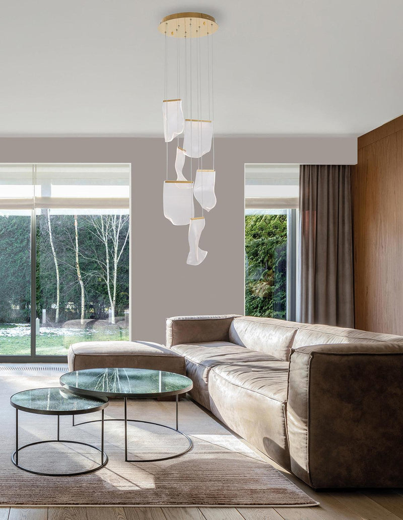 Acrylic LED Chandelier-DWHOME