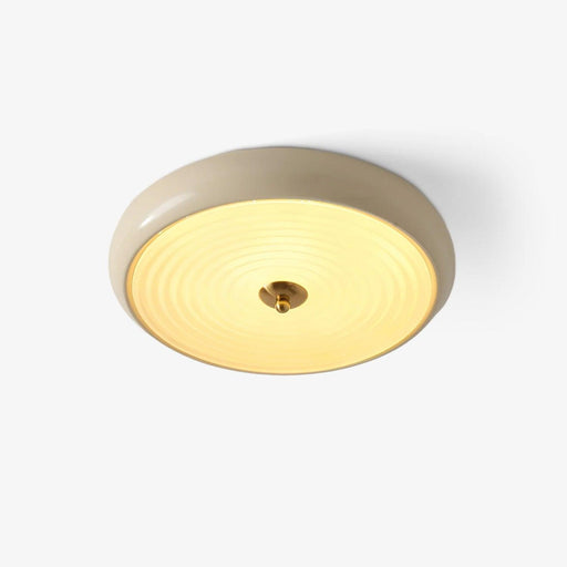 Ripple Cream Ceiling Lamp.