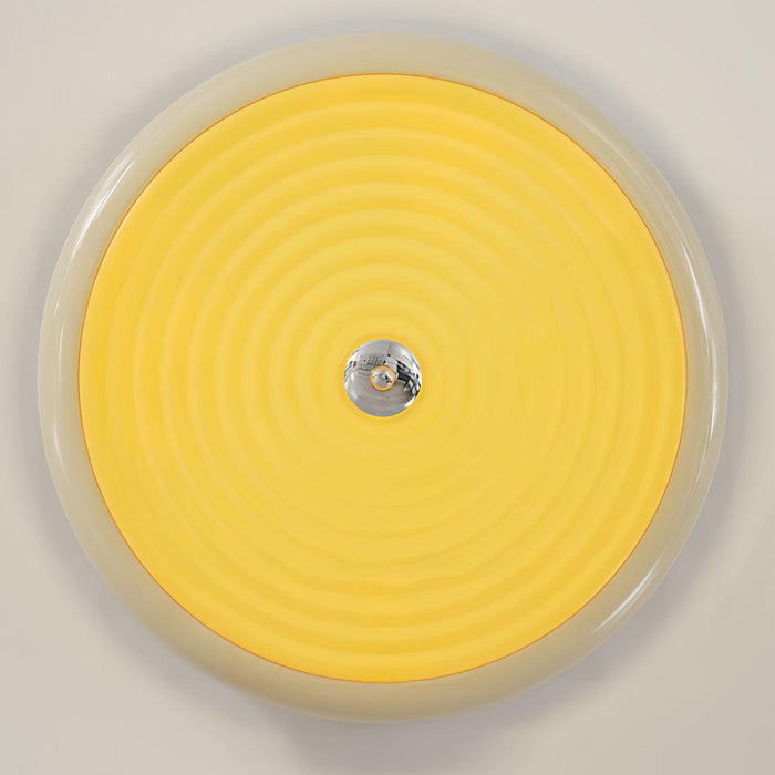 Ripple Cream Ceiling Lamp-DWHOME
