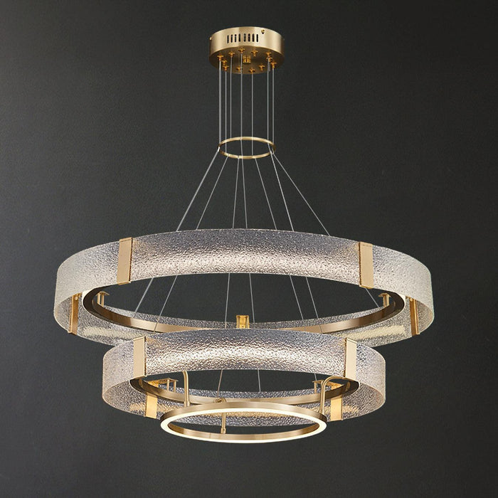 Ripple Glass Chandelier-DWHOME