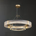 Ripple Glass Chandelier-DWHOME
