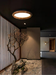 Ripple Wood Ceiling Light-DWHOME