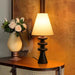 Ripple Wood Table Lamp-DWHOME