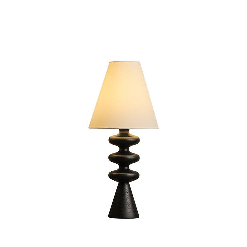 Ripple Wood Table Lamp-DWHOME