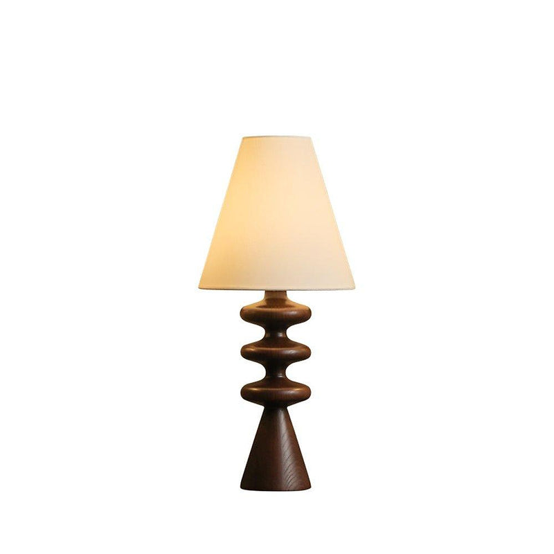 Ripple Wood Table Lamp-DWHOME