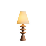 Ripple Wood Table Lamp-DWHOME