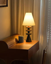 Ripple Wood Table Lamp-DWHOME