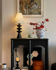 Ripple Wood Table Lamp-DWHOME
