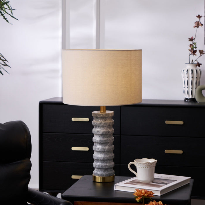 Rivara Stone Table Lamp-DWHOME