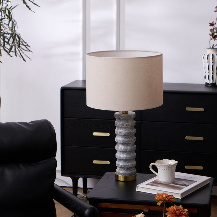 Rivara Stone Table Lamp-DWHOME
