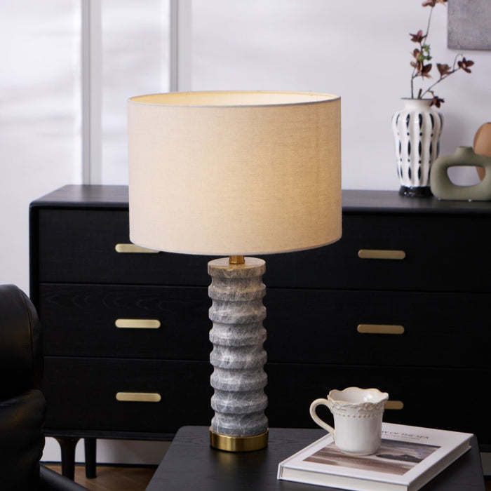 Rivara Stone Table Lamp-DWHOME