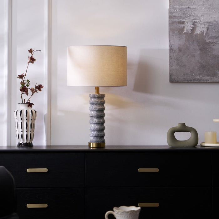 Rivara Stone Table Lamp-DWHOME