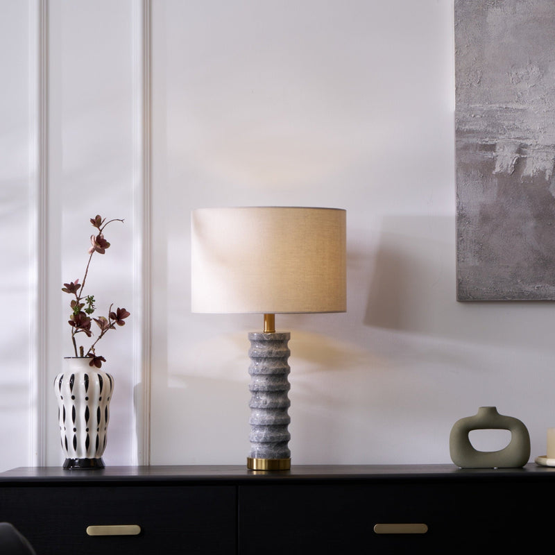 Rivara Stone Table Lamp-DWHOME