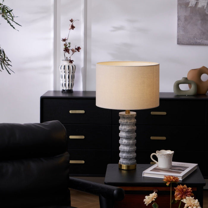 Rivara Stone Table Lamp-DWHOME