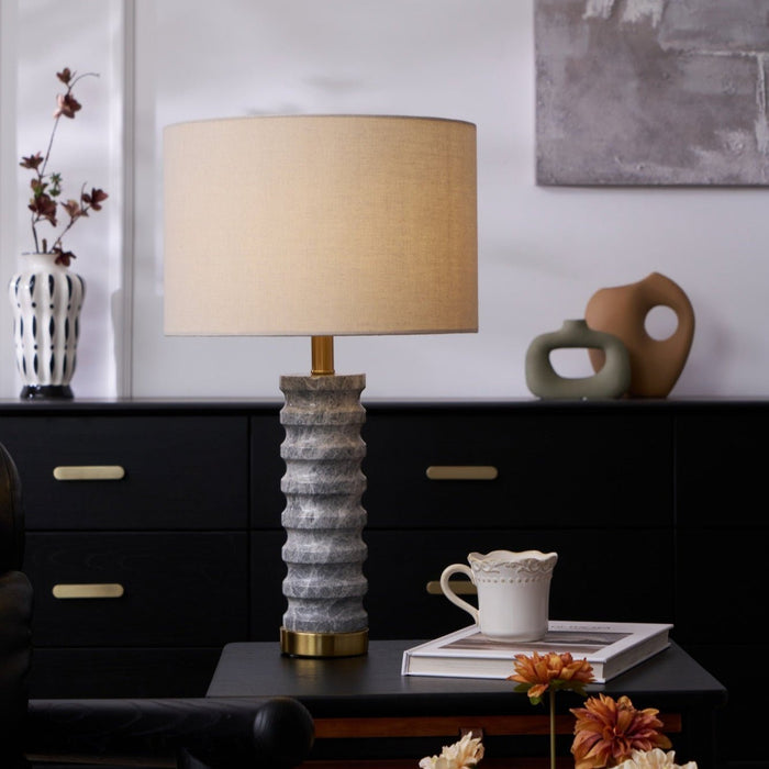 Rivara Stone Table Lamp-DWHOME