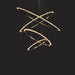 Cervine Modern Rock Crystal Ring Round Chandelier Cluster-DWHOME