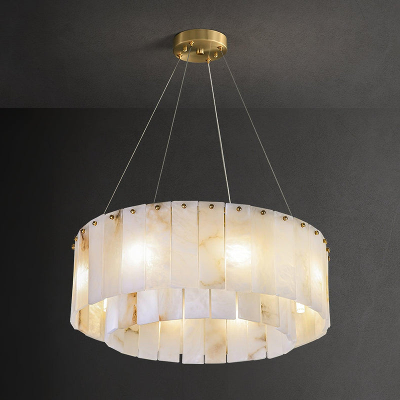 Rock Alabaster Chandelier-DWHOME
