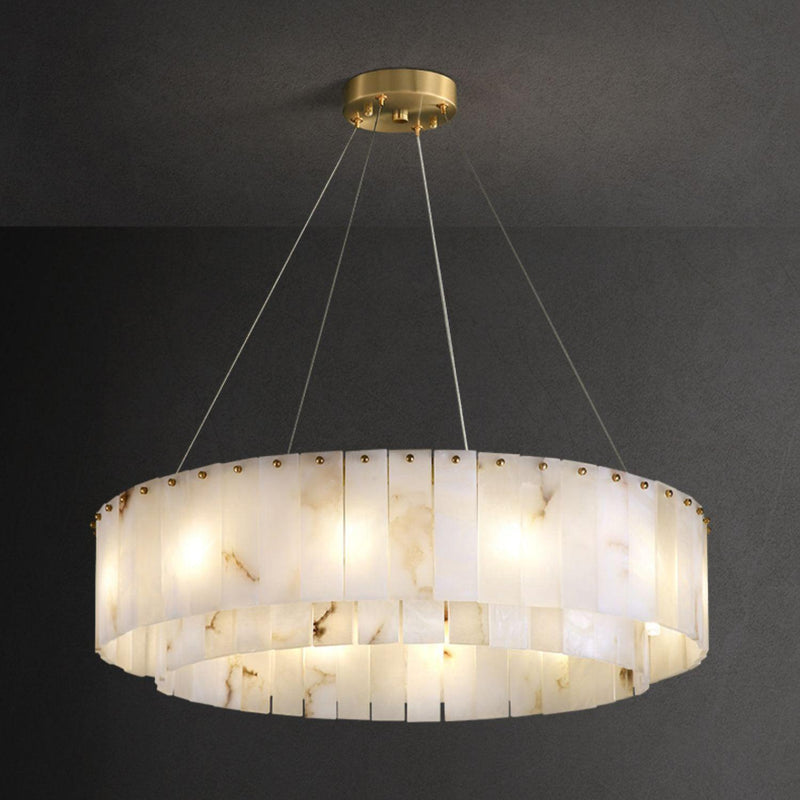 Rock Alabaster Chandelier-DWHOME