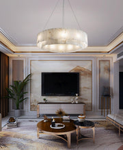 Rock Alabaster Chandelier-DWHOME