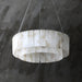 Rock Alabaster Chandelier.