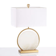 Roma White Marble Table Lamp-DWHOME