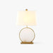 Roma White Marble Table Lamp-DWHOME