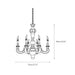 Roman Pillar Chandelier-DWHOME