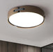 Rondale Scandinavian Leather Strapped Wooden Ceiling Lamp.