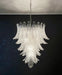 Rosalind Murano Clear Glass Chandelier-DWHOME
