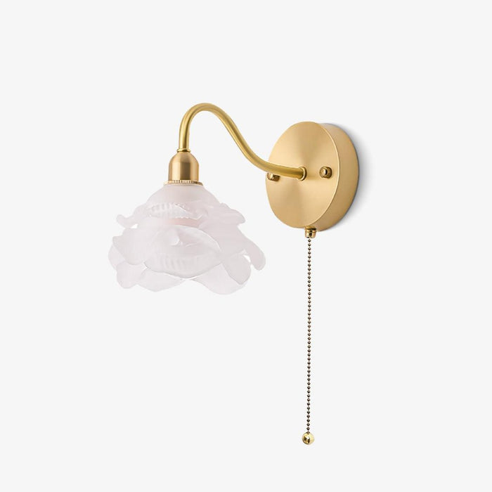 Rose Brass Wall Light-DWHOME