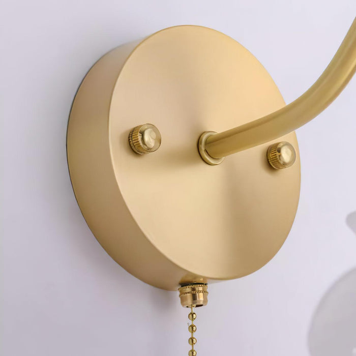 Rose Brass Wall Light-DWHOME